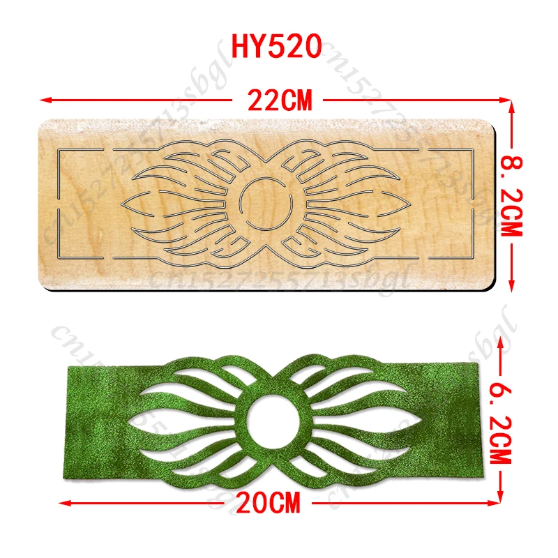 Wristband Decoration New Wooden Cutting Dies Suitable for Common Mold Scrapbook Machines on the Market