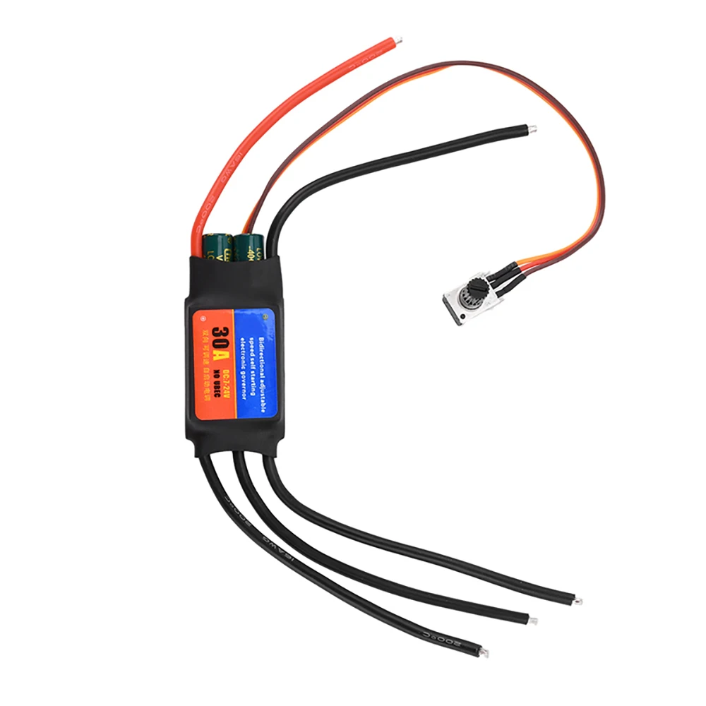 DIY fan modified brushless 30A60A ESC Bidirectional Self Starting Brushless Electric Regulation Speed Controller for DIY Tools