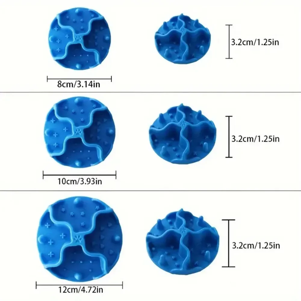 Silicone Slow Food Pad Prevent Choking Promote Healthy Eating Suction Cup Soft Licking Mat For Cats
