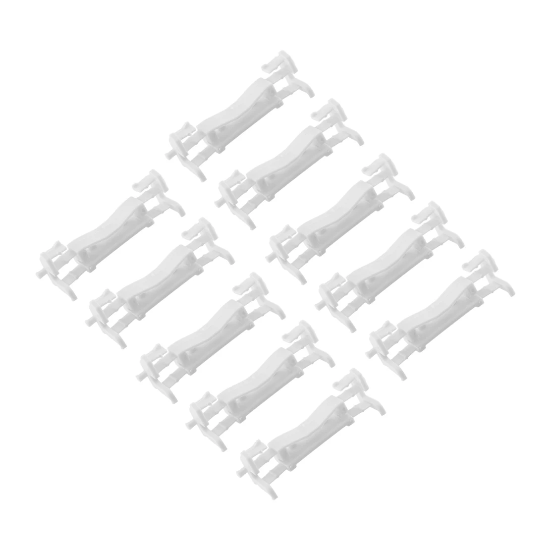 20Pcs White Plastic Roof Moulding Drip Rail Clips 7403A289 7403A143 Fit for Mitsubishi Lancer EVO Outlander EX SPORT 2011 2012