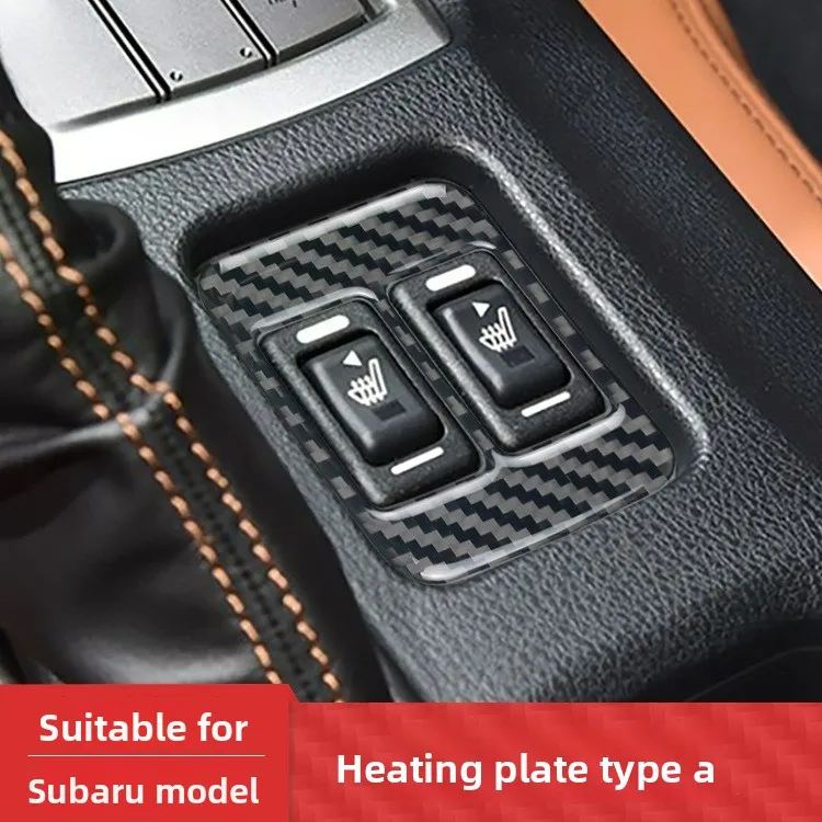 

Suitable for Subaru Forester Real Carbon Fiber Epoxy Heating Plate A-Type Hole Interior Modification Sticker