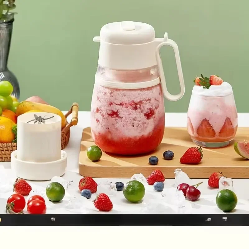 

Соковыжималка Qwinn с 12 лезвиями, 1000 мл, большая емкость, для дома, с функцией измельчения льда, портативная