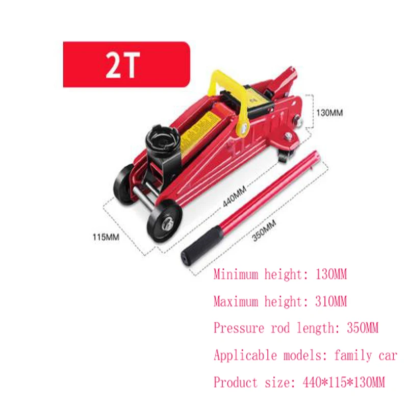 1.5 ton 2 ton Hydraulic Horizontal Hydraulic Jack For Car Special Trolley For Car Truck SUV Tire Change