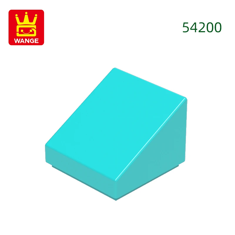 Wange 543 stks/partij 54200 1x1 Helling Bouwstenen Geneigd Panel Bricks DIY Compatibel met alle Merk Speelgoed voor Kinderen Geschenkdoos