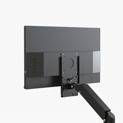 Adjust screen Up and Down or Left Right with monitor support by a borad through VESA holes height lower setting