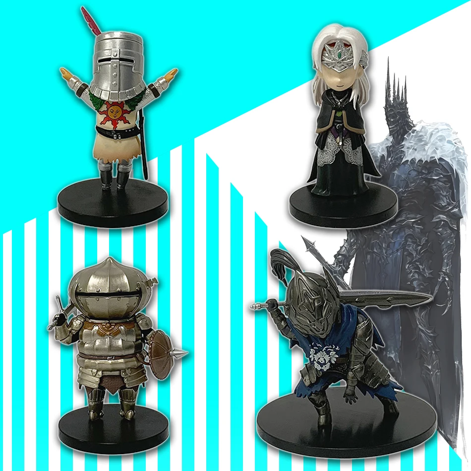 Spiel Dark Souls Figur Solaire Siegmeyer Oscar Ornstein Artorias Action Figur Pvc Q Version Statue Sammlung Dekor Modell Spielzeug