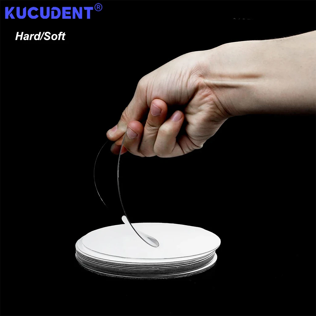 Dental Lab Splint Thermoforming Materials Orthodontic Splint Retainer Vacuum Forming Sheet Soft/Hard Plastic 1.0/1.5/2.0/3.0mm
