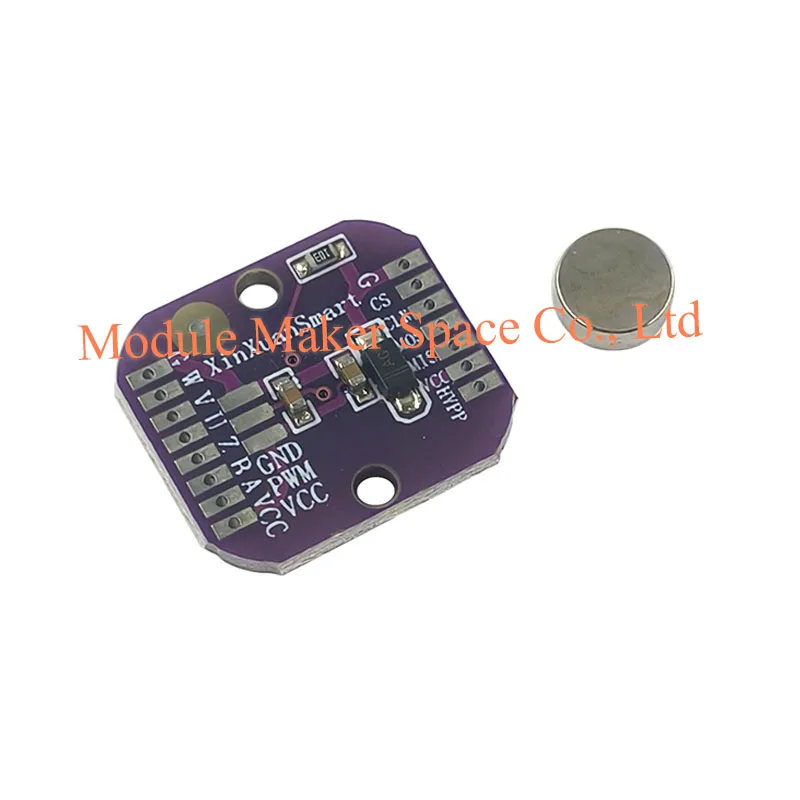 MT6825 High-Speed Magnetic Encoder Module Zero-Delay PWM/SPI Interface Replacement for AS5048 BLDC Motor Position Sensor