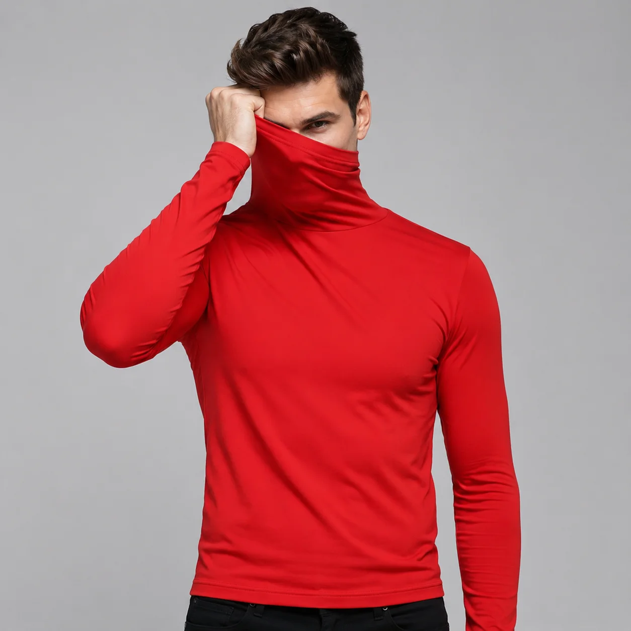 Męski golf z długim rękawem, o – Thermal Base Layer recenzja i cena