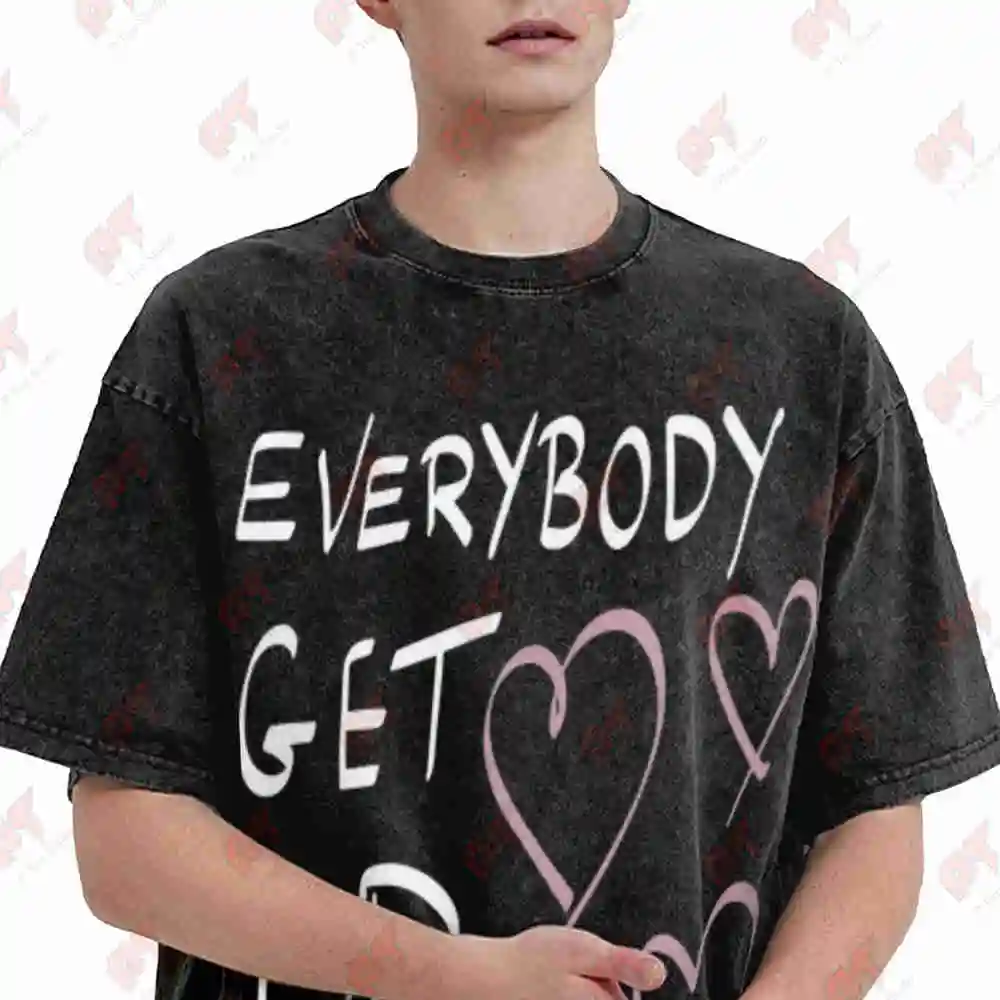 Five Boy Band Everybody Get Up 2025 Uk Concert Keep On Moving Vintage Washed Tee Pure Cotton T-Shirt
