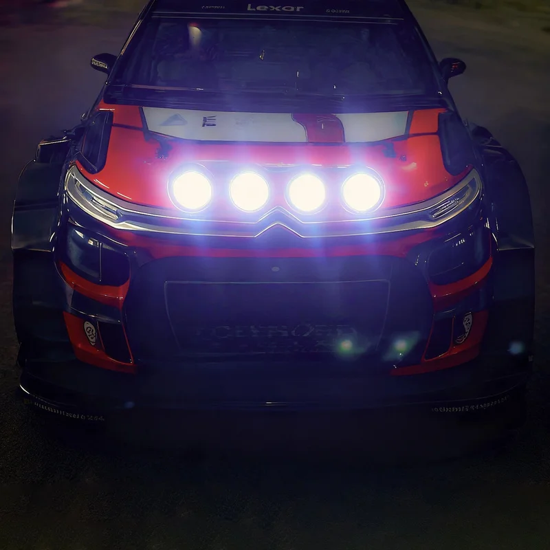 MJX 1/7 RC Car LED Headlight Spotlight Kit For Hyper Go 7303 C3 High Speed Off Road RC Vehicle Upgrade Parts view 5