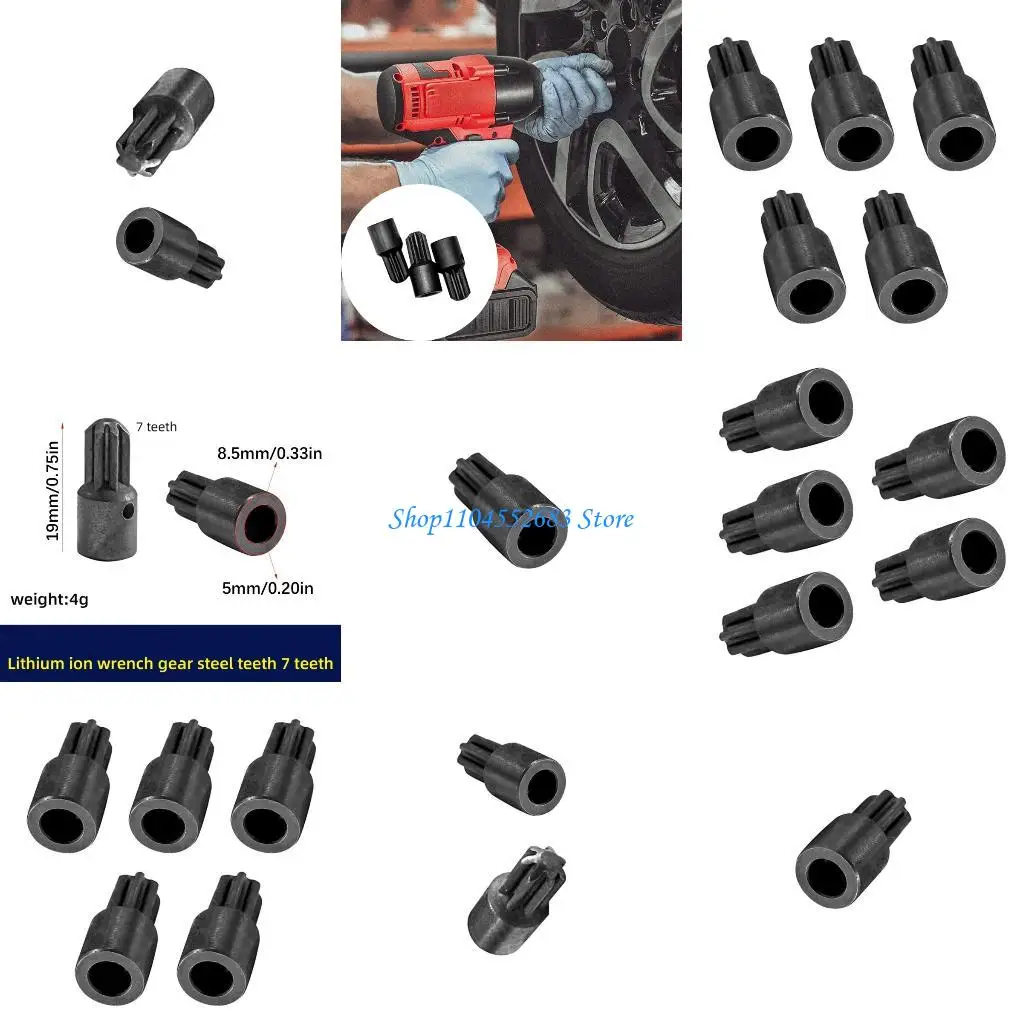

Y6GD High Hardness 7 Tooth Gear Ensuring Efficient Work 5mm Shaft Diameter for Brushless Electric Impact Wrench