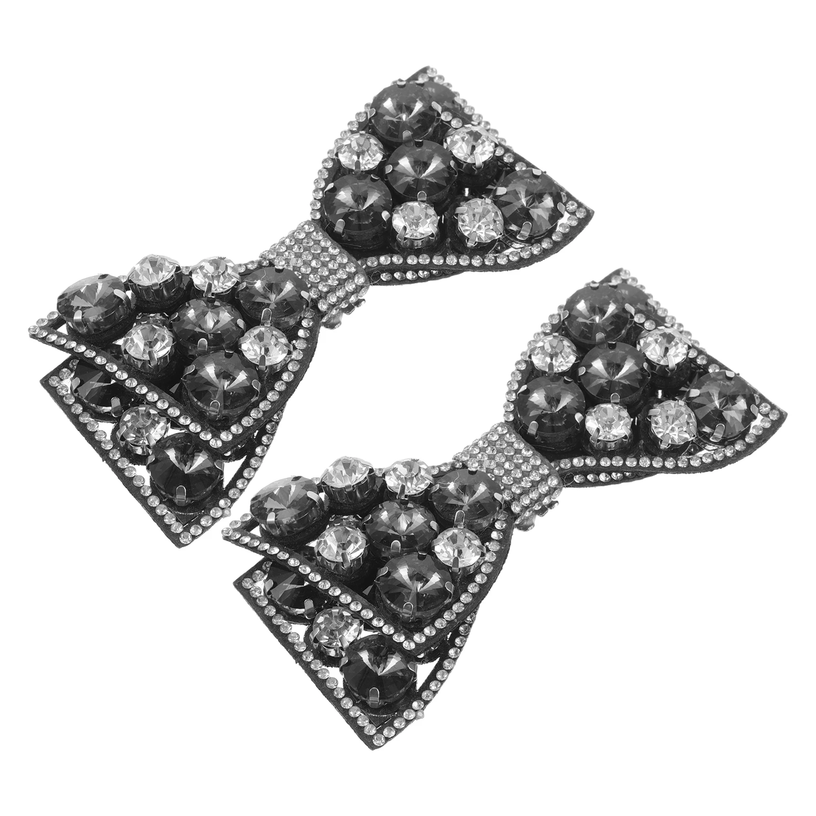 

Rhinestone Bow Shoe Clips Women Dress Decoration Buckle Accessories Bridal Charm Dangle Decor Sneaker detachable shoe