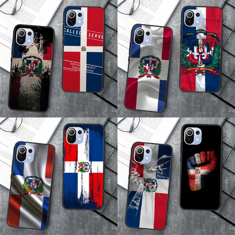 Dominican Republic Flag Case For Xiaomi 12 13 Lite 12T 11T Pro 12X Cover For POCO X3 X5 F5 Pro X4 F4 GT C40 M5s F3