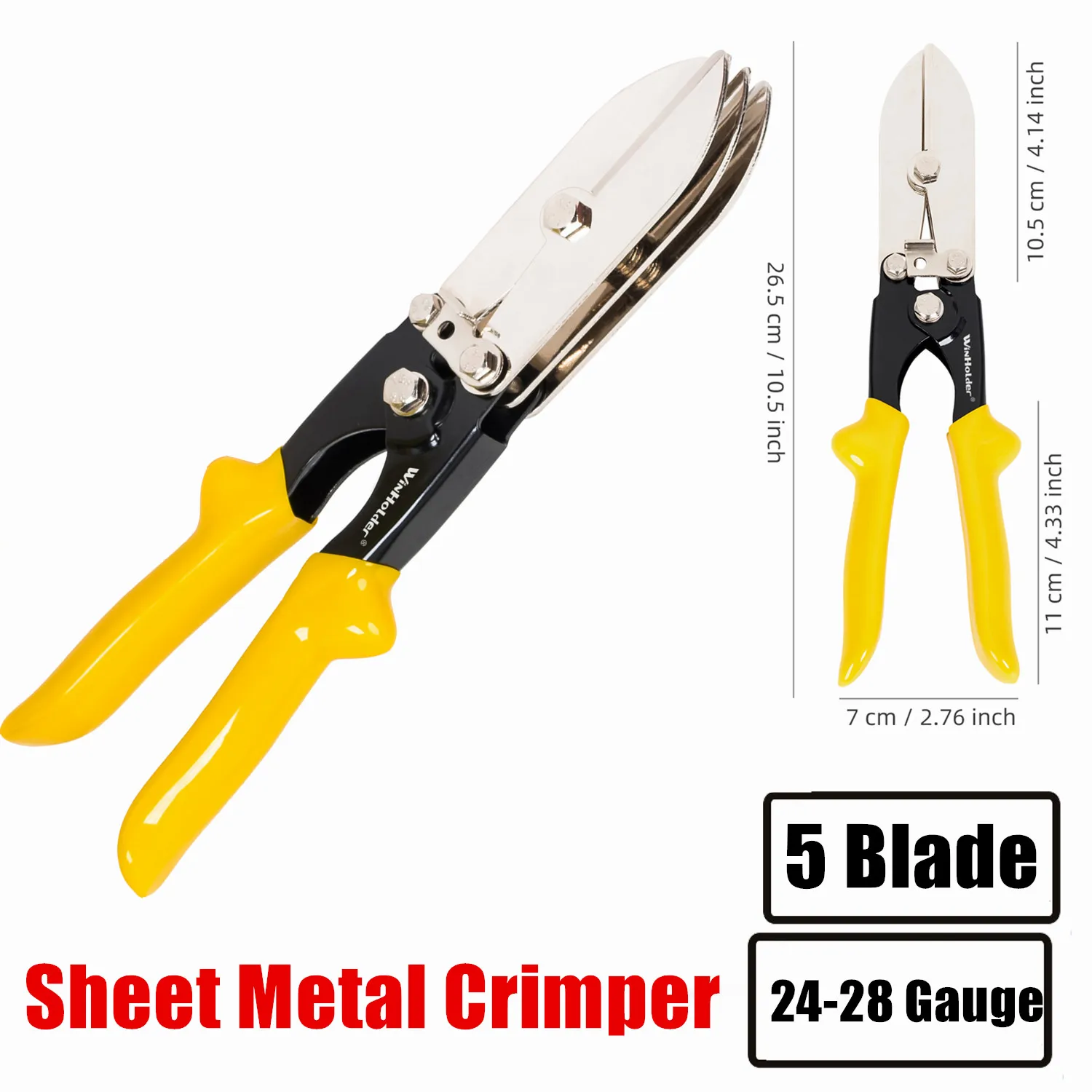 مريح 5-شفرة كابل اليد المكشكش الصفائح المعدنية الصلب أدوات الفولاذ المقاوم للصدأ ل 24-28 Ga القناة موقد العمل الأنابيب العمل العقص