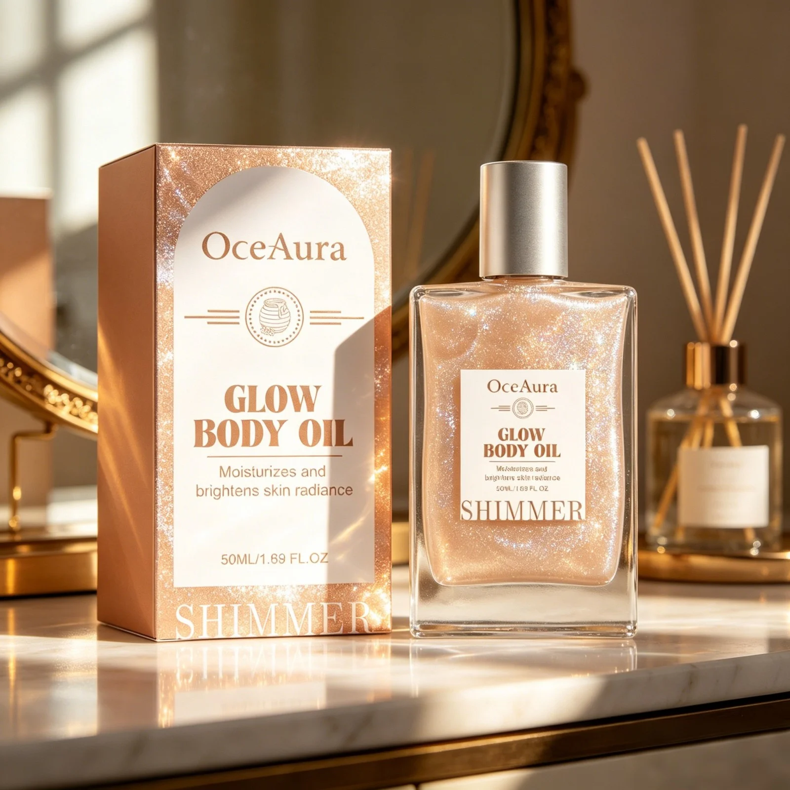 OceAura Honey Glow Body Oil Si - đánh giá và giá Luxury Natural Skincare