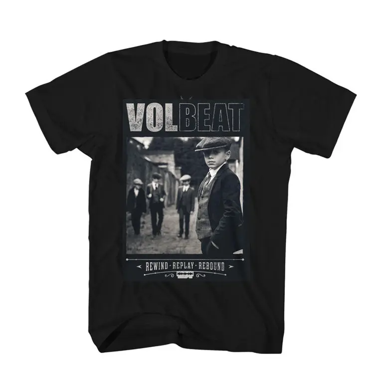 Volbeat Electric Insect Orchestra Band Bad Boys Rewind, Replay, Rebound Retro Rock T-shirt