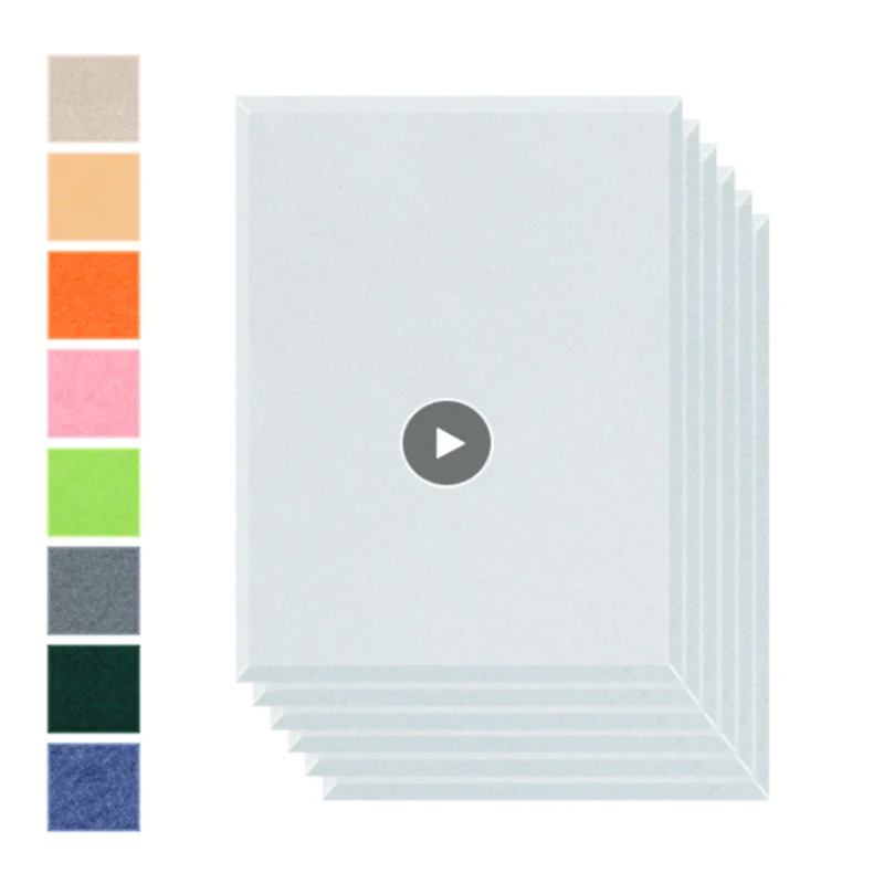 Soundproofing Insulation Acoustic Panel 6Pcs Sound Proof Wall Panel For Studio/Room/Sound-Absorbing Soundproof Home Accessories