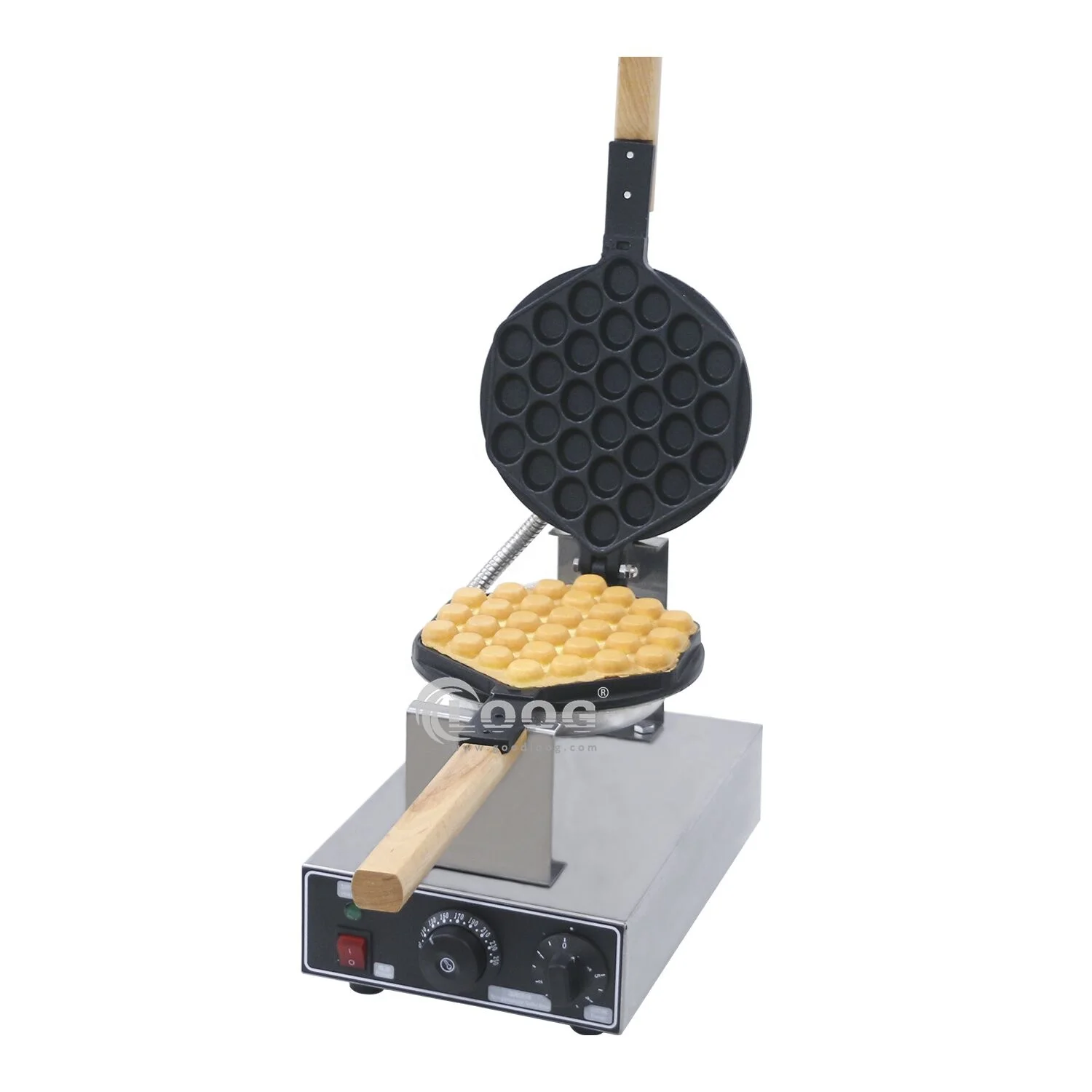 Goodloog Electric Industrial Waffle Making Machine Price 110V 220V Best Commercial Non Stick Hong Kong Bubble Egg Waffle