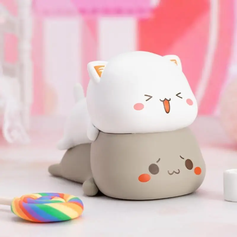 Kawaii Mitao Cat 2 Season Lucky Cat Cheap Cute Cat Blind Box Toys Surprise Figure Cartoon Doll Model Home Birthday Gifts