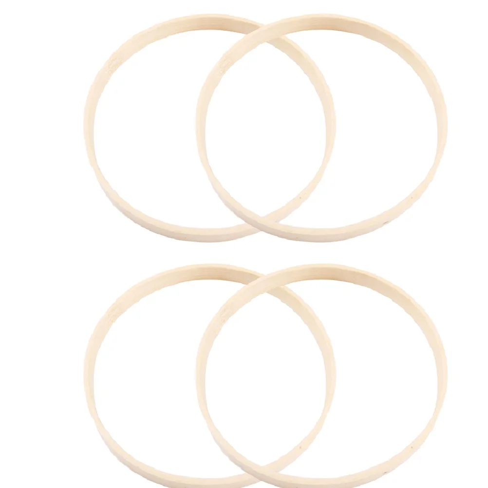 

10pcs 23Cm Bamboo Dream Catcher Ring Round Diy Craft Tools Wall Hanging Decor Smooth Wooden Frame For Mandala Yarn