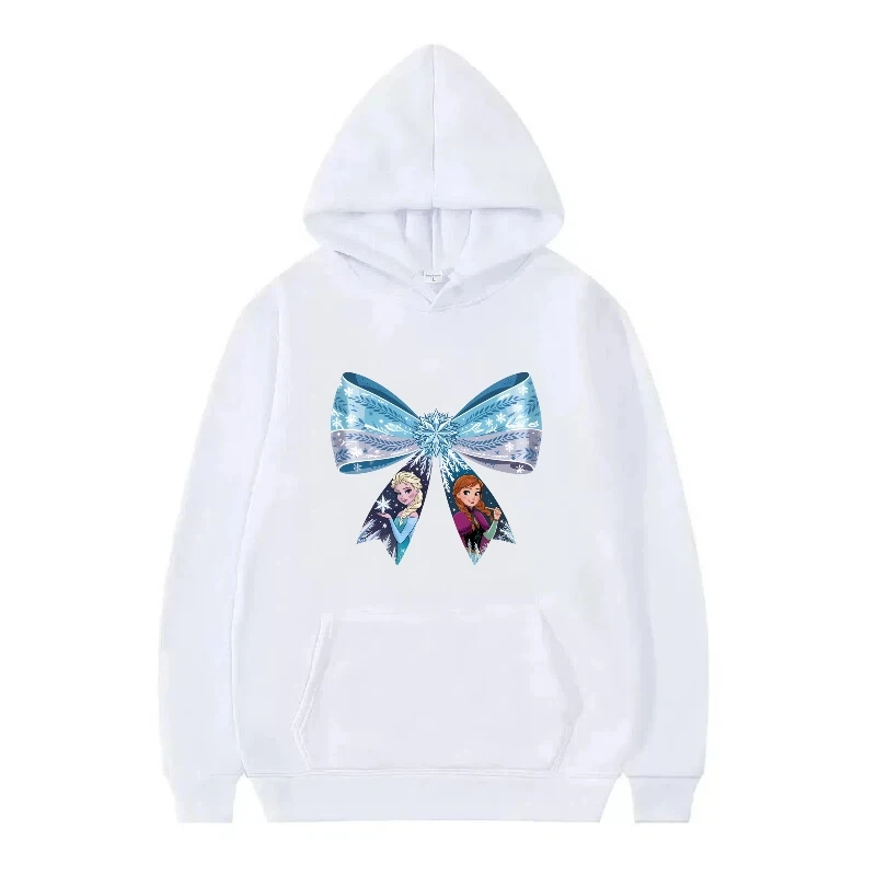 Disney Princess Print Pattern Woman Cartoon Casual Black Spring Loose Tops Clothes Pullovers Ladies Cheap Hoodies Sweatshirts