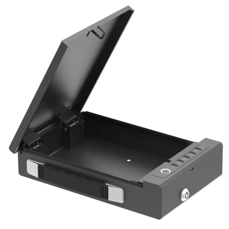 New Graffiti Portable Small Password Fuse Box Metal Home Tuya Portable Car Fingerprint Box