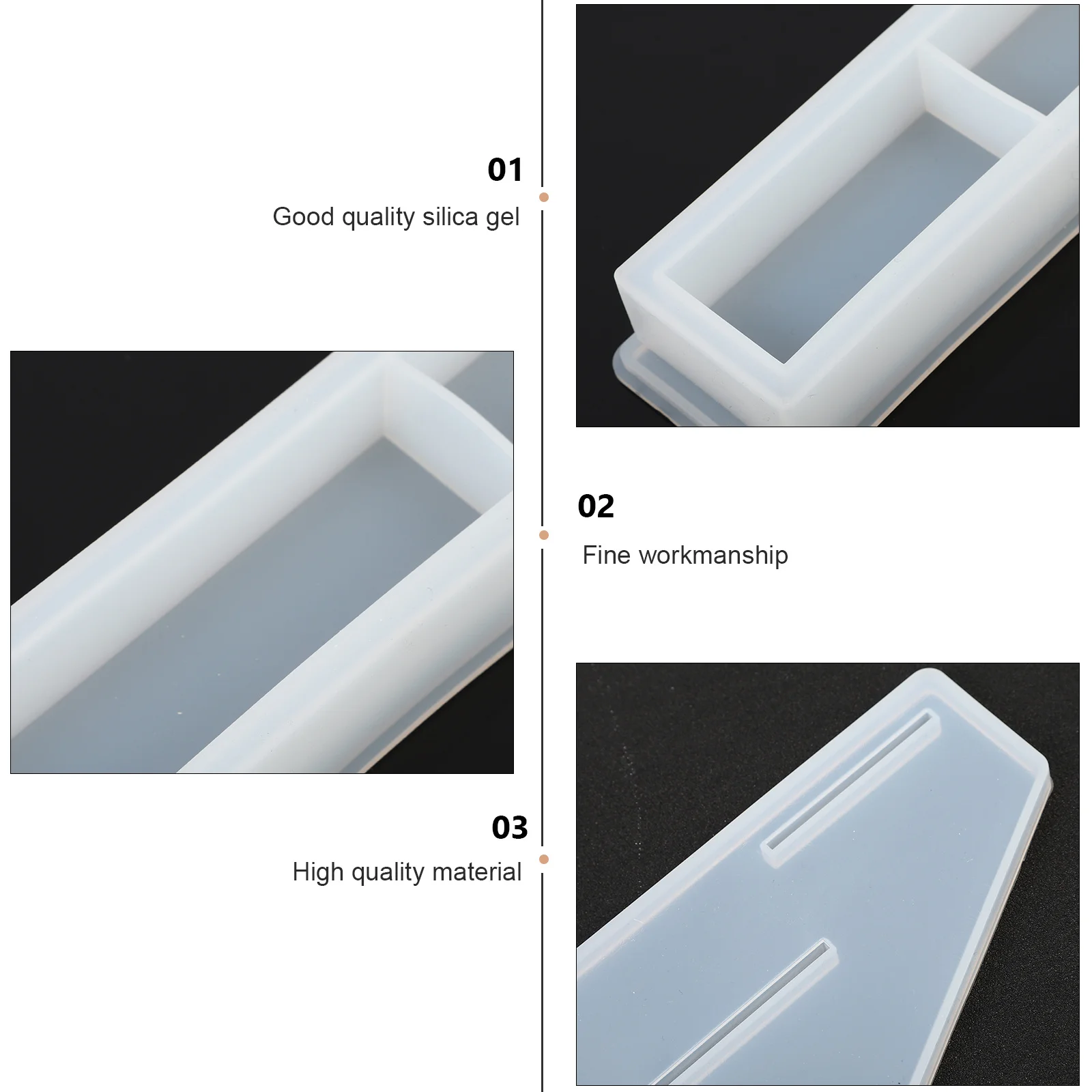

2 Pcs Lipstick Mold for Making Unique Silicone Molds Mould Casting Moulds Epoxy Resin