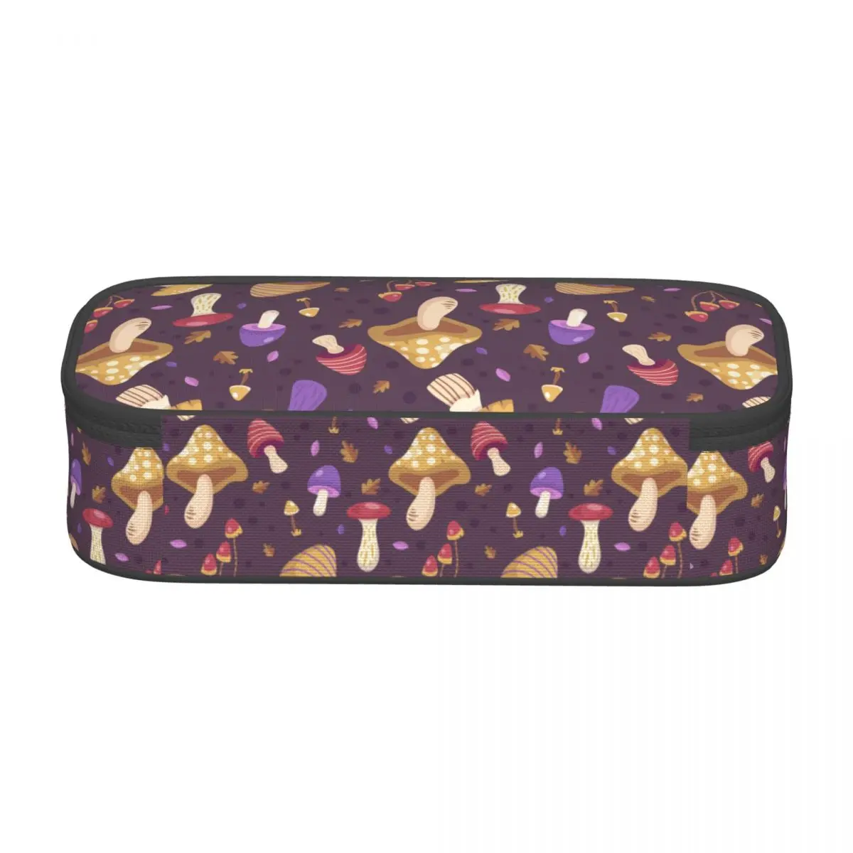 Customized Cute Mushroom Pattern Pencil Cases for Girls Boys Large Capacity Pencil Box School Accessories