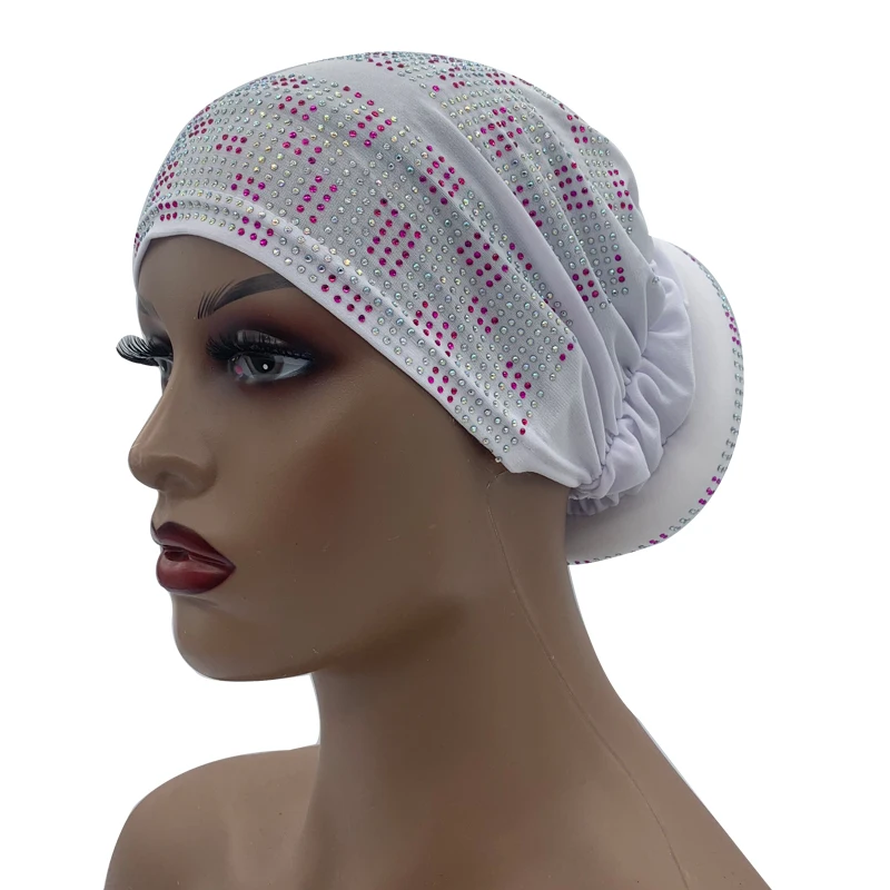 glitter women\'s turban cap