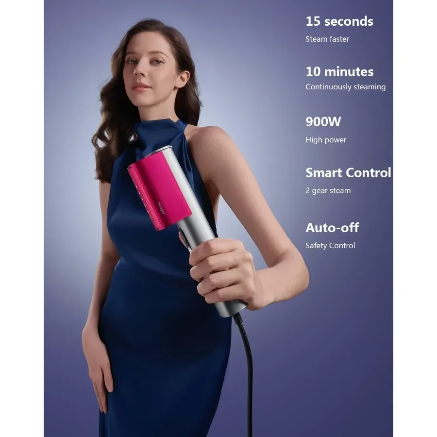 G3 Pro جهاز بخار محمول ذكي للملابس، تكيف الجهد العالمي، حجم راحة اليد، خفيف الوزن، أوضاع بخار مزدوجة، إيقاف تلقائي #4