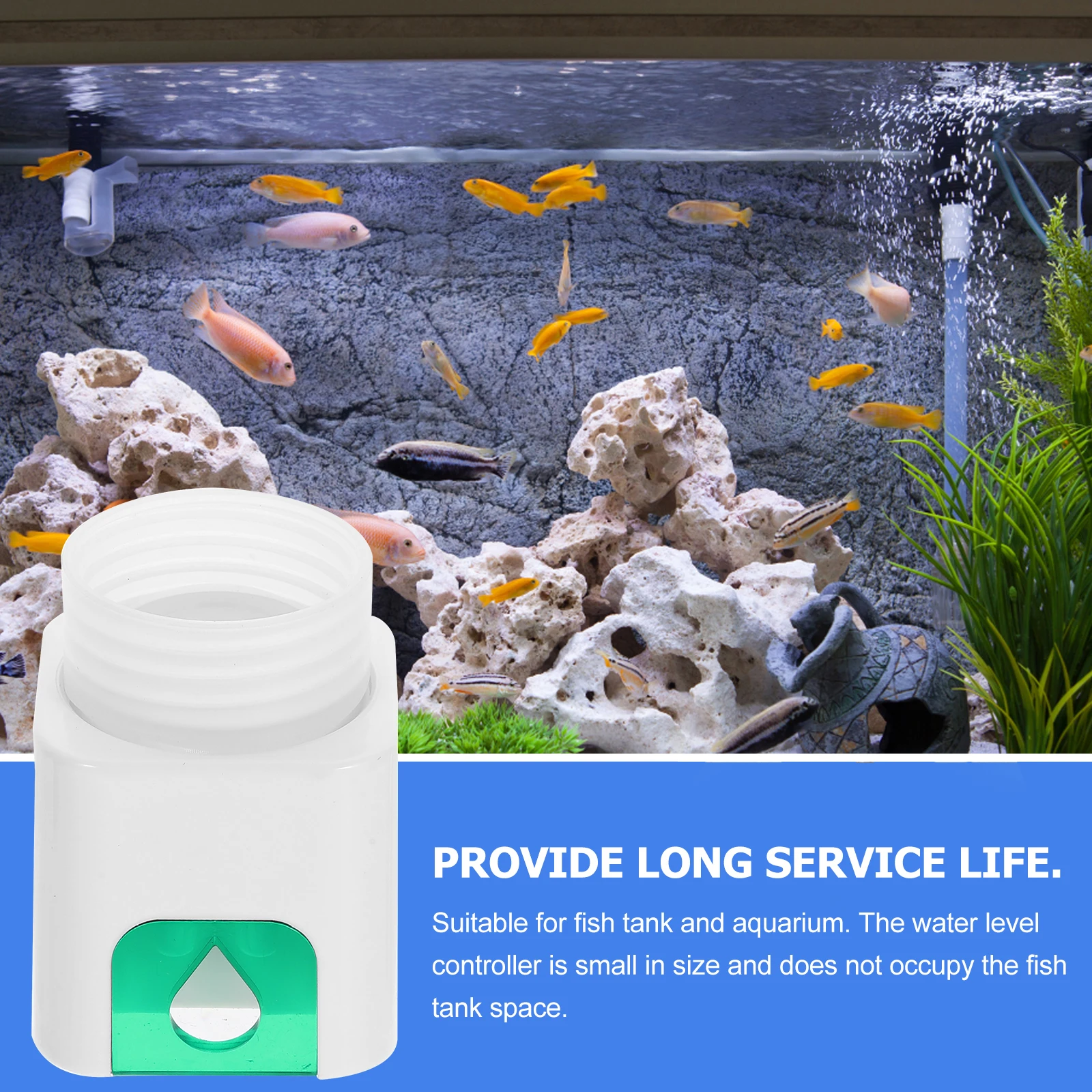 

Water Level Controller Automatic Refill for Fish Tank Aquarium Accurate Easy Installation Long Life Noise Reduction Suitable