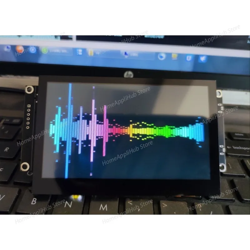 4.3-inch Voice-activated Analog VU LCD Color Spectrum Module Level Spectrum 5V for Power Amplifier