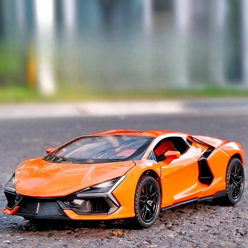 

1:32 Revuelto Sports Racing Суперкар из сплава, литая под давлением металлическая модель автомобиля, коллекционные предметы, детские игрушки, подарки на день рождения для мальчика, хобби