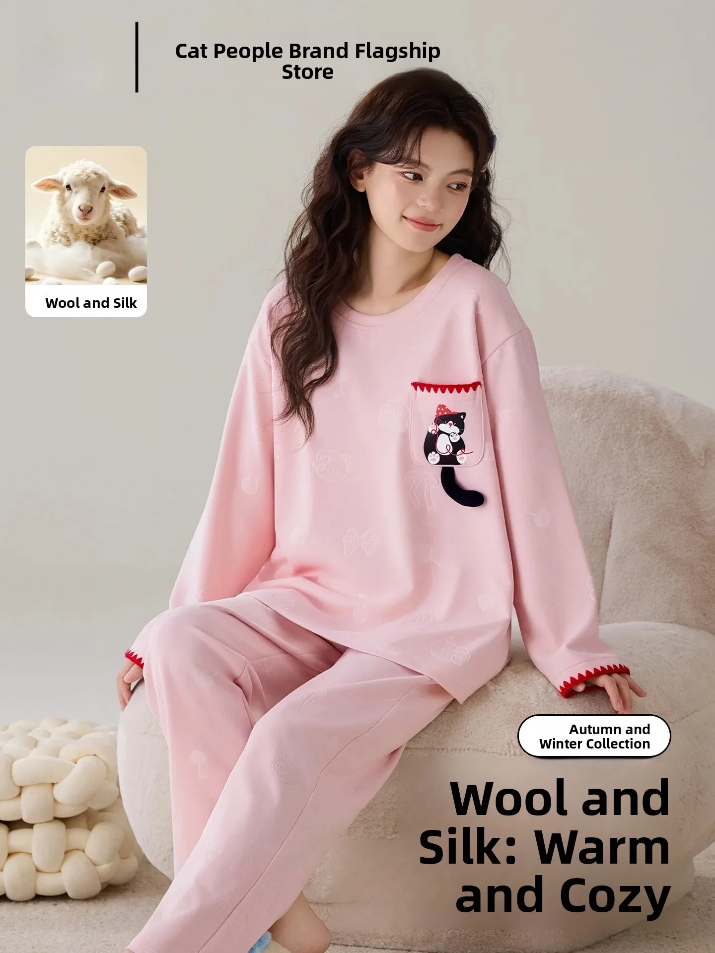 set-pigiama-in-seta-e-lana-da-donna-abbigliamento-per-la-casa-autunno-inverno-felpato-taglie-grandi-set-di-abbigliamento-dolce-per-la-casa-da-donna