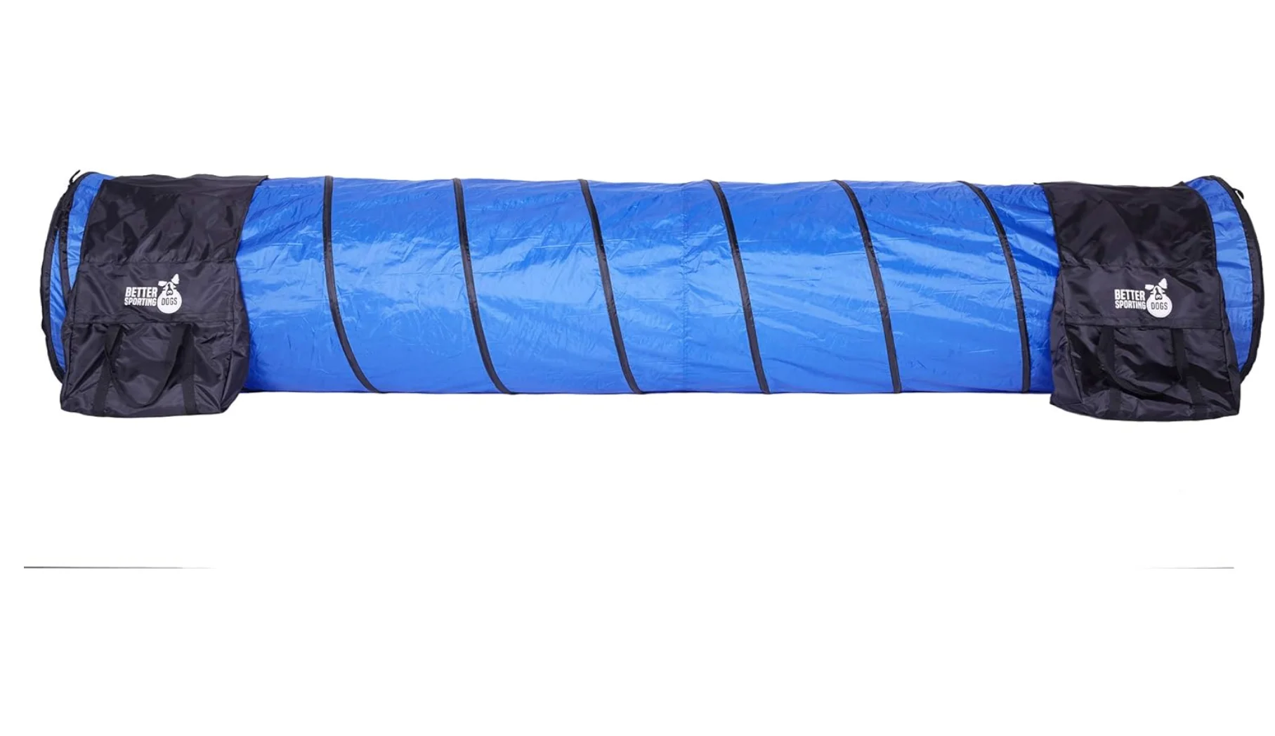 Better Sporting Dogs 10 Foot Dog Agility Tunnel with Sandbags | Dog Agility Equipment | Dog Agility Training