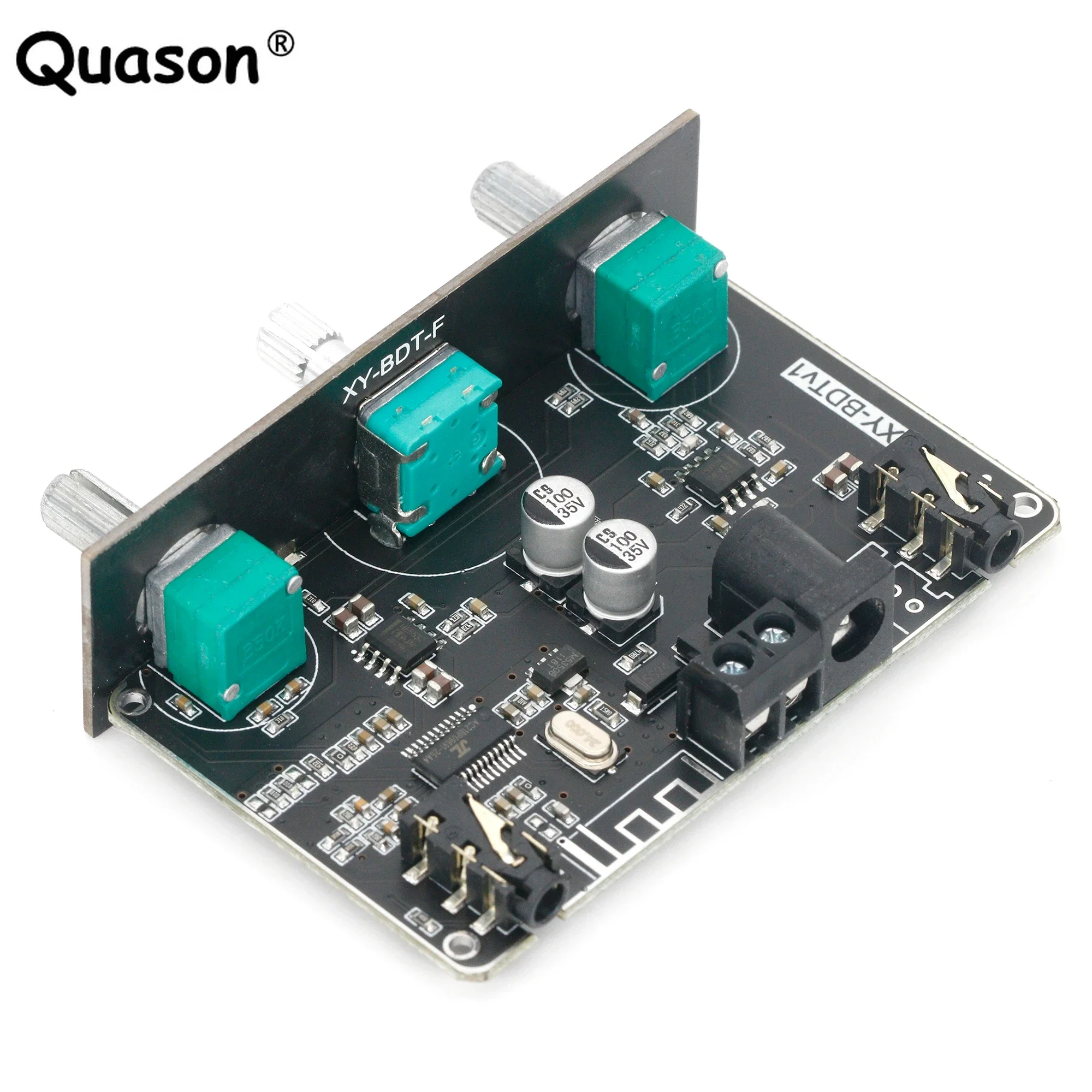 XY-BDT Bluetooth 5.1 Audio Receiver Decoder Stereo Tone Board Volume Controller Treble Bass Tonal preamp Amp Knob For Amplifier