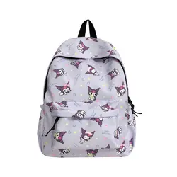 Anime Kuromi Cute Backpack Schoolbags Student Cartoon Travel Large Capacity Shoulder Bag Birthday Gift for Friend