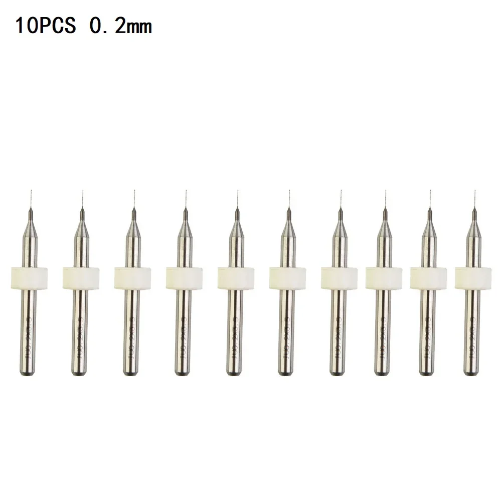 10pcs Circuit Board PCB Drill Bits Kit Carbide Steel Drill Bit Set  Shank PCB Mini Carbide Drill Bit Set