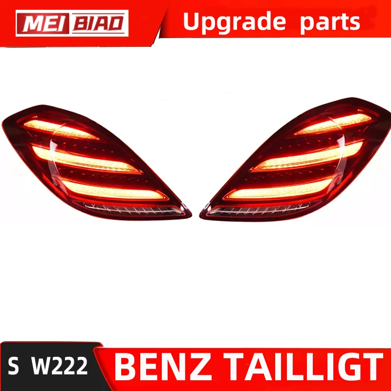 

Upgrade Taillight Plug And Play Suit For 2014-2017 W222 Mercedes Benz S Class Modify 2018 Look Rear Back Lamp Car Auto Part