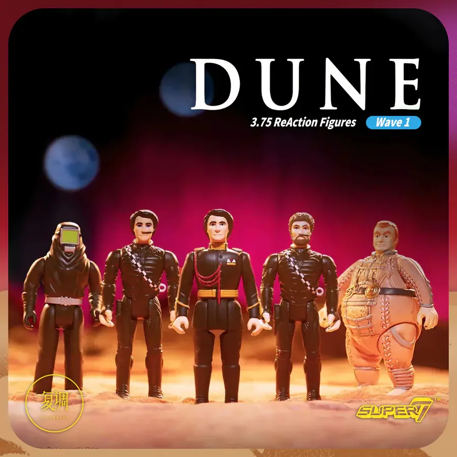 In Stock Super7 Dune ReAction Figure Movie Paul Atreides David Lynch Toy Collection Gift Doll Halloween Birthday