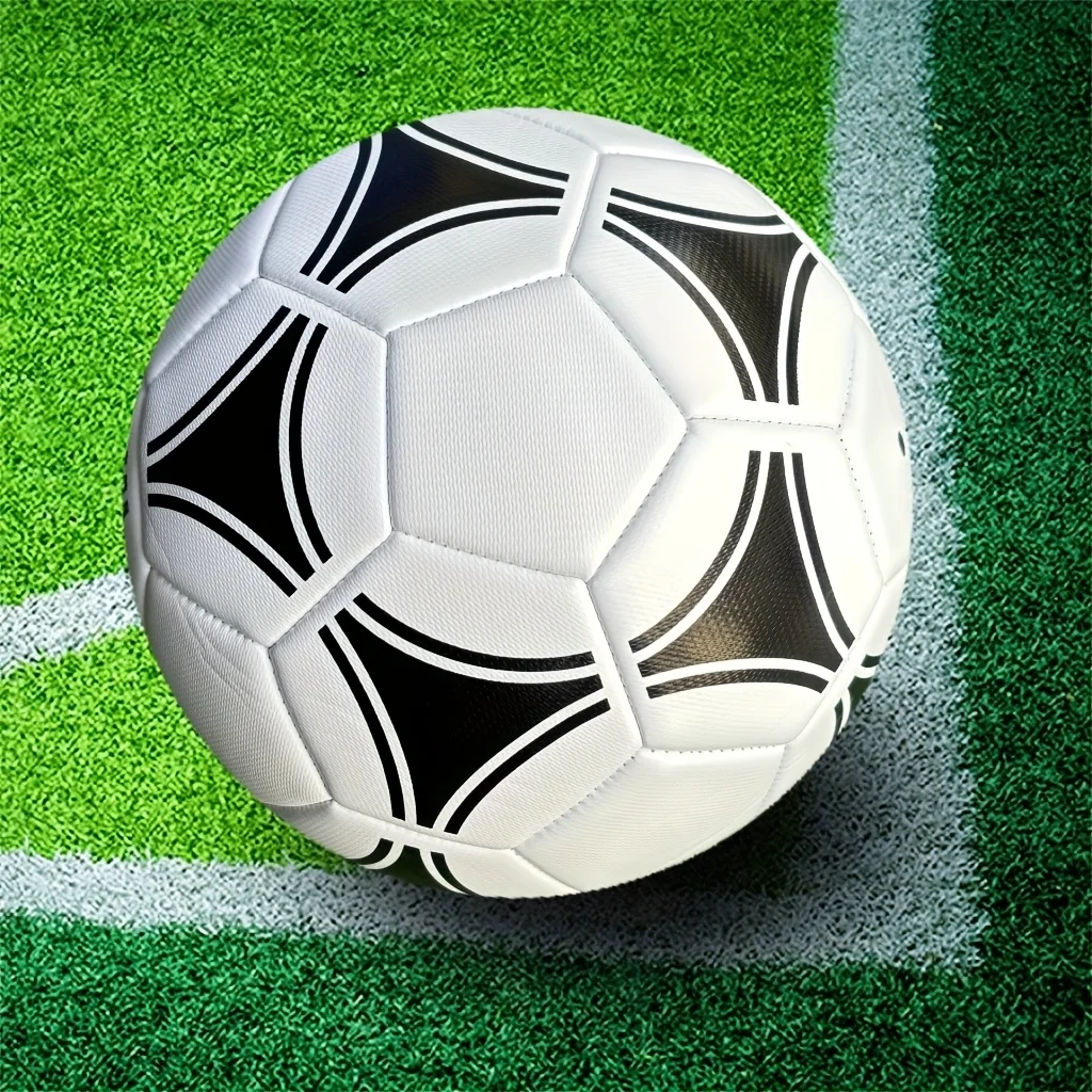Novas bolas de futebol tamanho padrão 5 bola costurada à máquina material do plutônio esportes liga jogo bolas de treinamento de futebol futbol voetbal