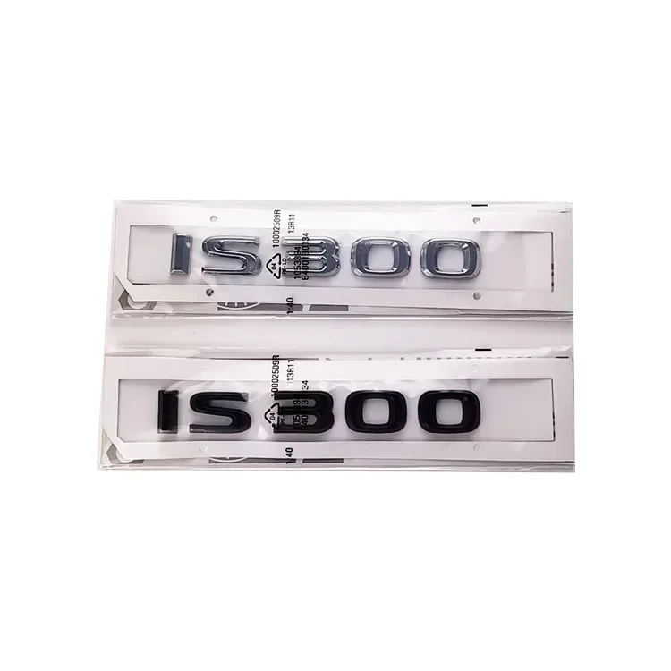 Emblema lateral de carrocería de coche ABS, pegatina para maletero trasero para Lexus IS200 IS250 IS300 IS350 RX400 RX450, decoración de insignia trasera