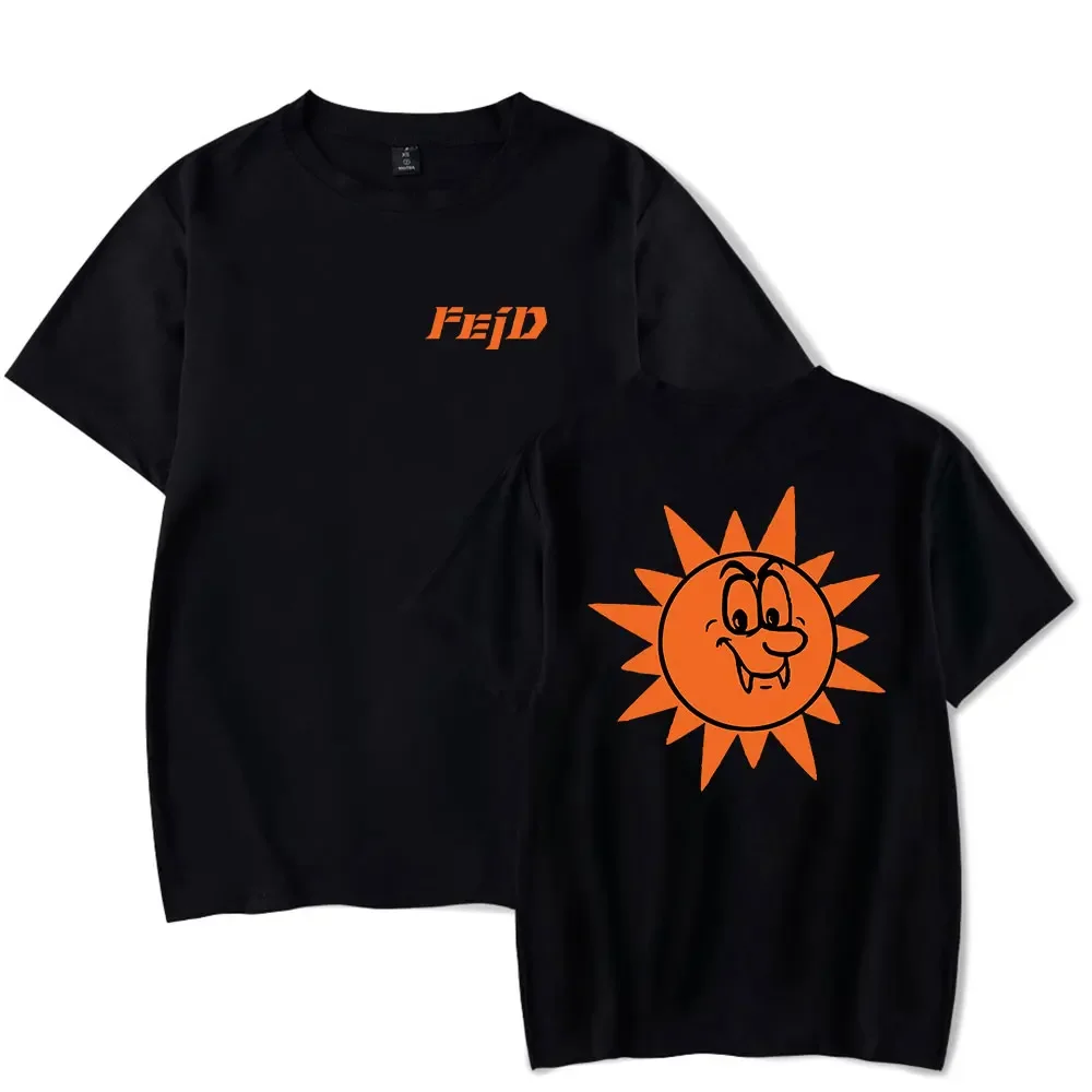 

Футболки Feid Rapper Ferxxocalipsis альбом Merch для женщин и мужчин, модная повседневная футболка с коротким рукавом, уличная одежда