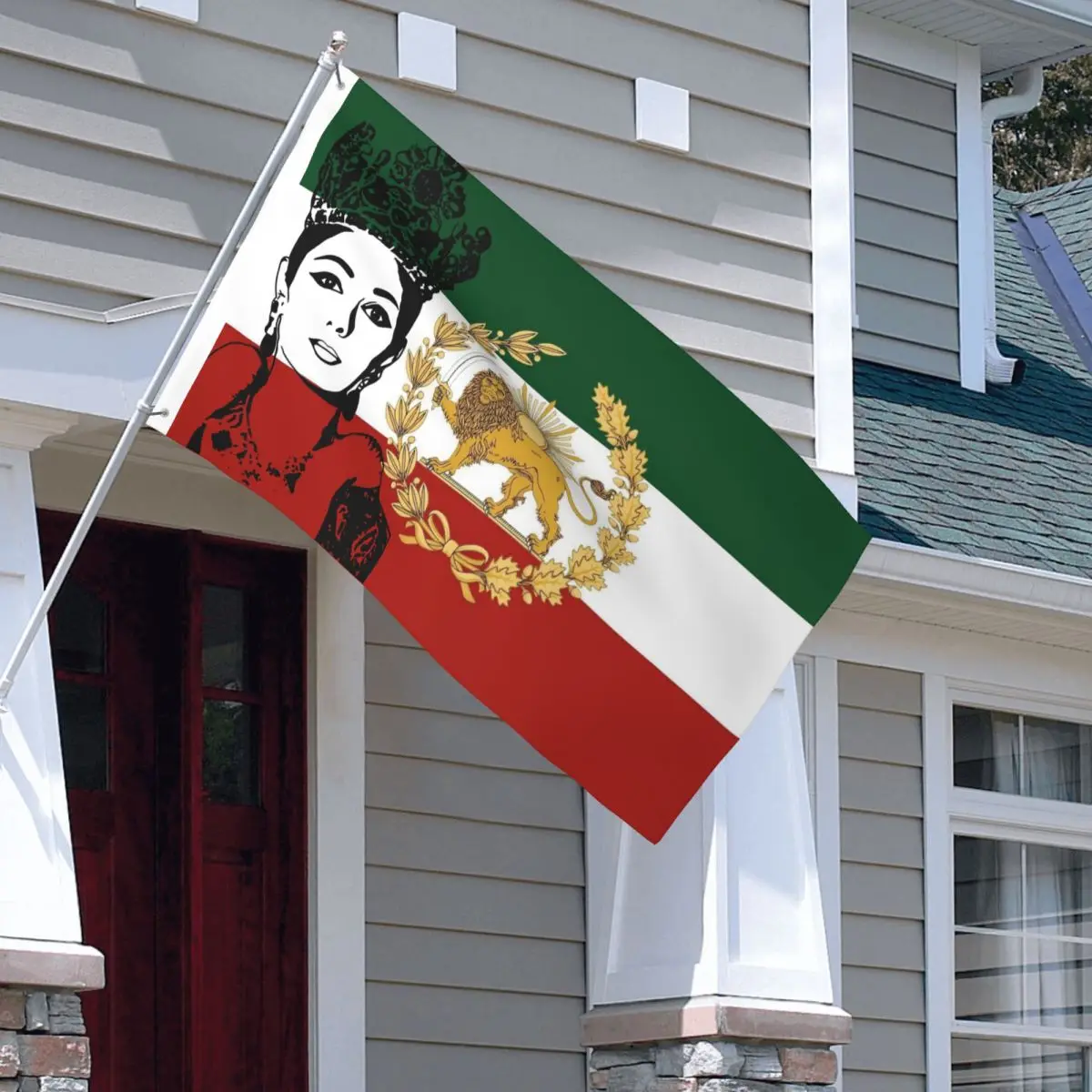 Queen Farah Pahlavi Of Iran Flag Outdoor Banner Polyester Decoration Double Sided 60x90 90x150cm Flags
