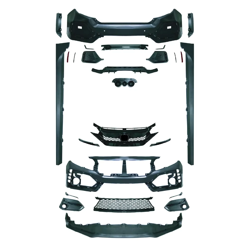 

New Arrival Body Kits for 2016-2018 New Body Kit Upgraded to Type High Hood Tail Wing Quality Body Kit