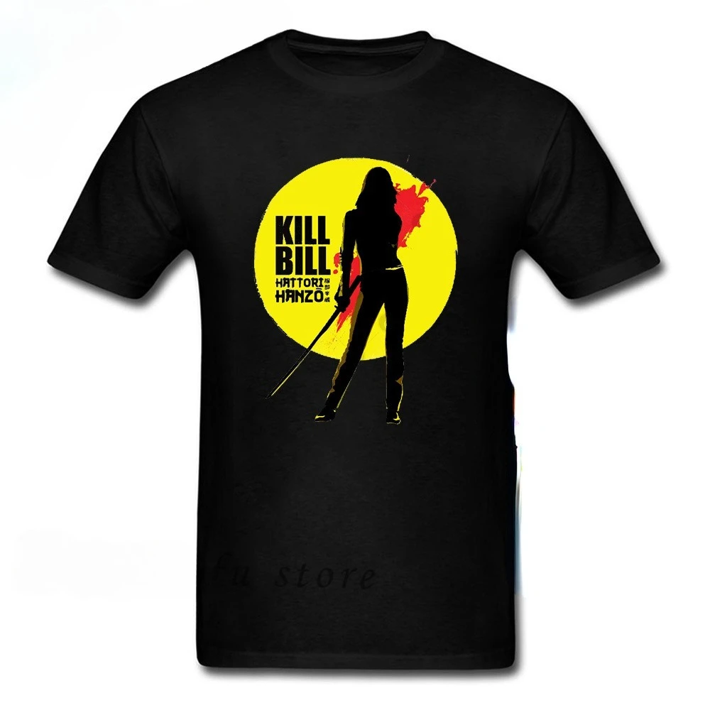Movie Kill Bill Pulp Fiction Django Tshirt Quentin Tarantino Film Graphic Tshirt Mens Casual Loose Tops Men  T-shirt