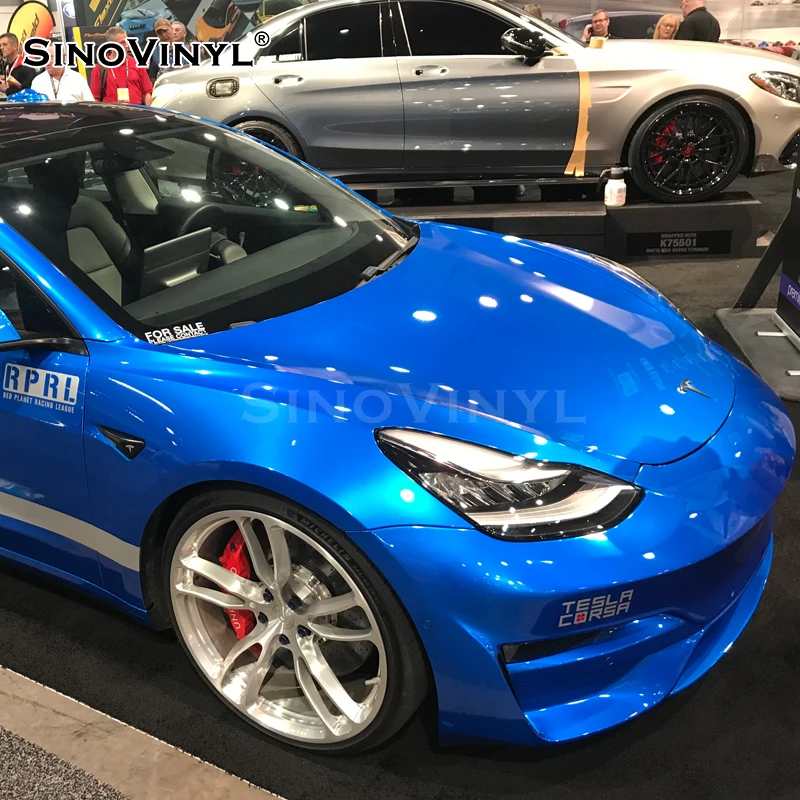 Factory Wholesale Price Chrome Gloss Auto Wrap Vinyl Sticker for Car