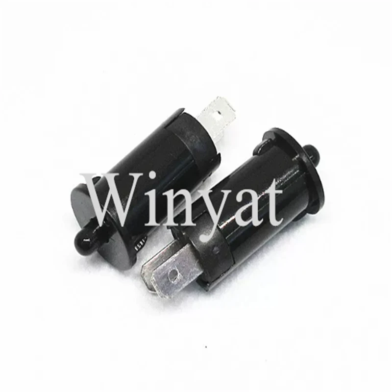 10pcs Black 12MM Small Snap Fastener Long-on-off Handle-length 4.6MM Gate Control Switch KA5