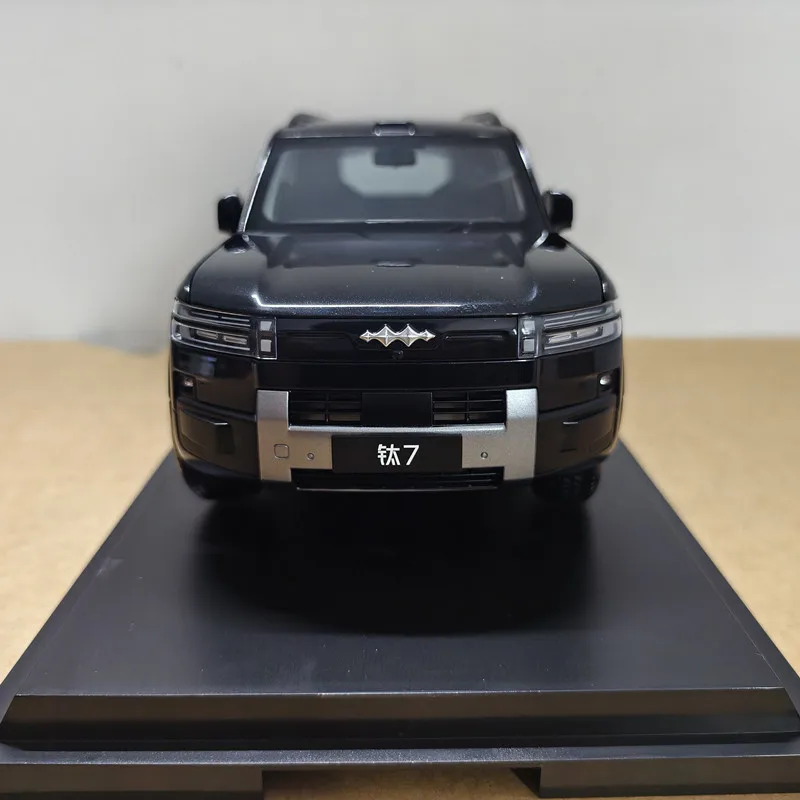 Novo Modelo de Carro Diecast BYD Leopard Titanium 7 Escala 1:18 SUV de Liga Leve para Colecionadores e Entusiastas de Veículos Off-Road de Nova Energia